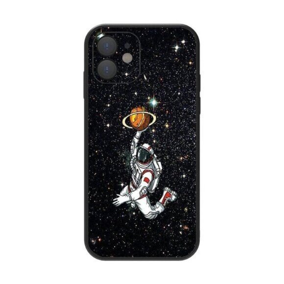 case for Apple iPhone 11 Pro Case basketball NEW space NASA astronaut stars - Picture 2 of 6